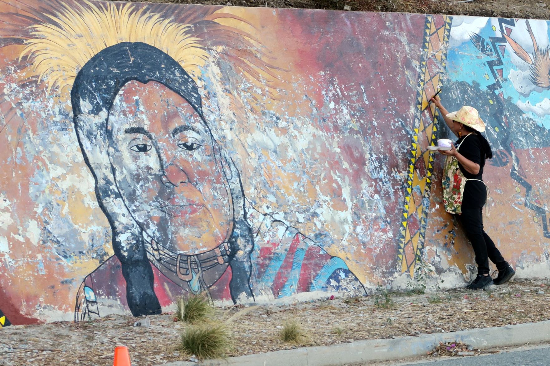 Marmion Way Mural Restoration Jesus Sanchez 8-9-2019 6-13-00 PM.JPG